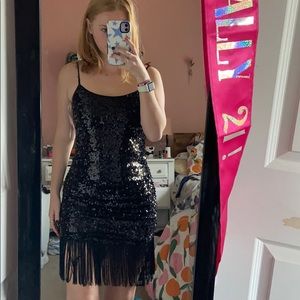 Black Sequined Dress (flapper)